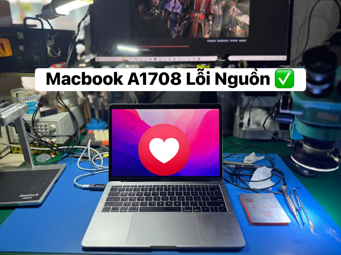 Macbook không lên nguồn tại Mac68